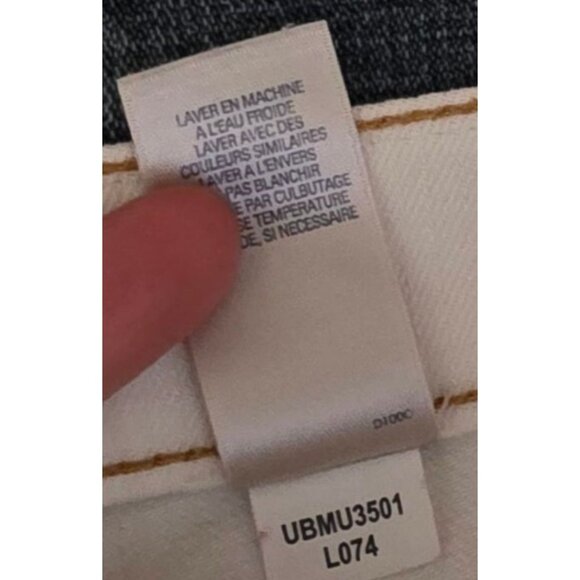 Vintage Y2K White Denim Cropped Jeans Womens Size 12 - Picture 7 of 8